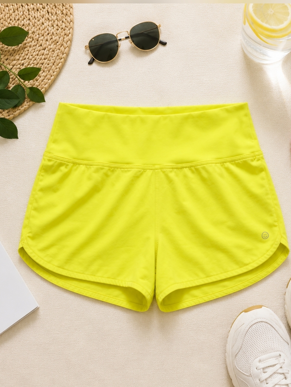 Gilly Hicks Yellow Athletic Shorts Lightweight‎ Performance